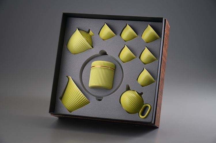 蘋果綠時尚巧紋11件式禮盒