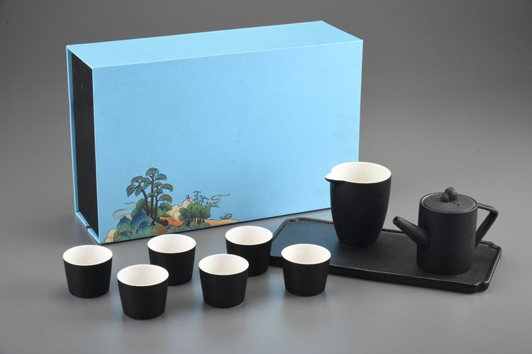 質感黑安心壺9件式禮盒