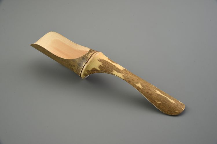 紫斑竹長柄茶則