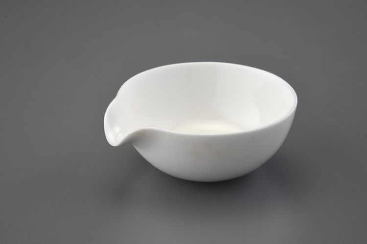 國色天香白玉圓形茶荷