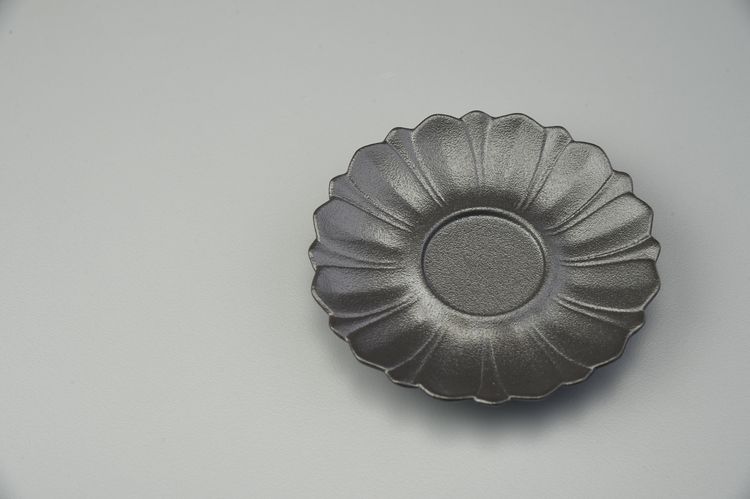 質感黑太陽花杯墊