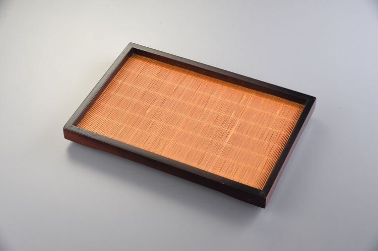 長方乾泡中木盤