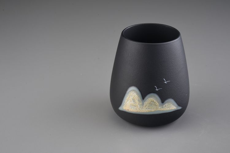 黑彩山水收納杯(360cc)