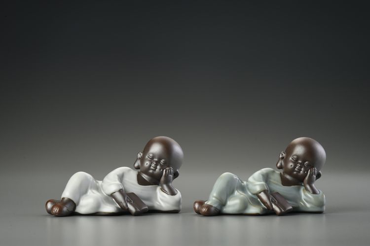 禪心拿書小沙彌