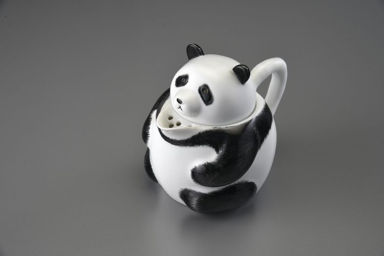 團團圓圓熊貓創意茶壺(200cc)