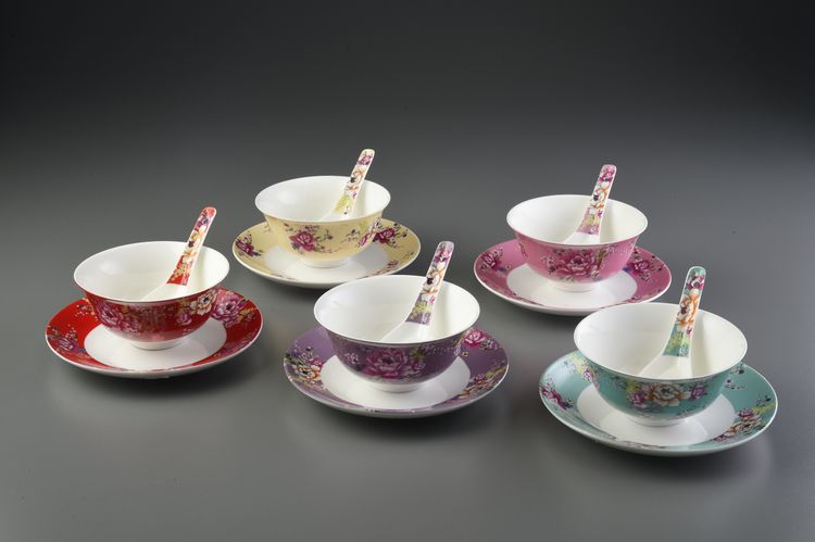 花團錦簇飯碗套組(210cc)