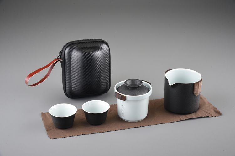 工匠1壺2杯旅行組/質感黑(250cc)