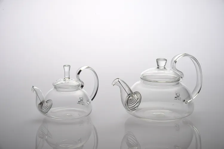 小玫瑰耐熱玻璃花茶壺/大玫瑰耐熱玻璃花茶壺(250cc,600cc)